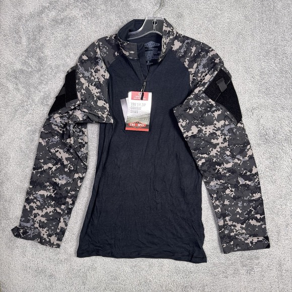 tru-spec Other - Tru-Spec Combat Shirt Men's S Reg 1/4 Zip Digital Camo Cordura Fabric Tactical